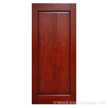 Interior Laminated Door, Wooden Material with Natural Wood Veneer and Eco-friendly Paint